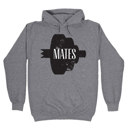 Swole Mates (black) Hooded Sweatshirt