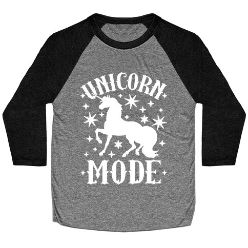 Unicorn Mode Baseball Tee