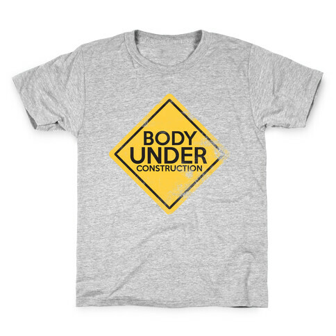 Body Under Construction tank Kids T-Shirt