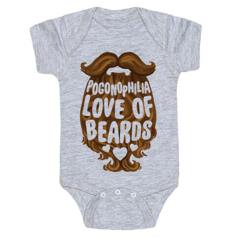 Pogonophilia: The Love Of Beards Baby One-Piece