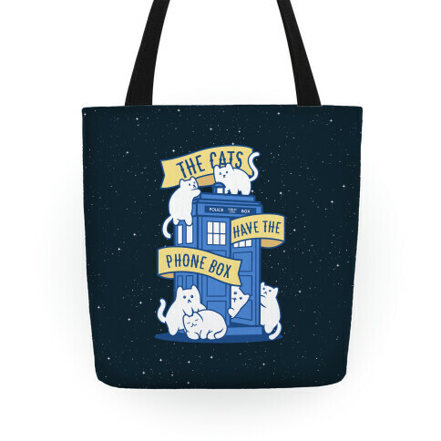 The Cats Have the Phone Box! Tote