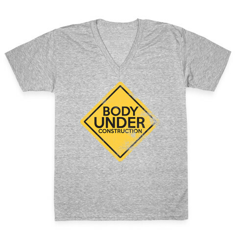 Body Under Construction V-Neck Tee Shirt