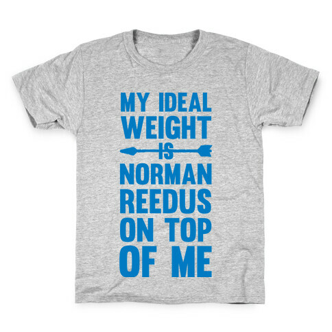 My Ideal Weight Is Norman Reedus On Top Of Me Kids T-Shirt