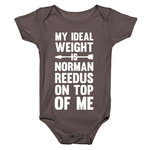 My Ideal Weight Is Norman Reedus On Top Of Me Baby One-Piece