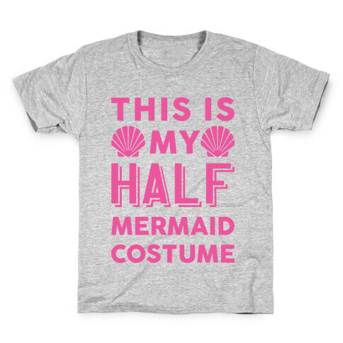 This Is My Half Mermaid Costume Kids T-Shirt