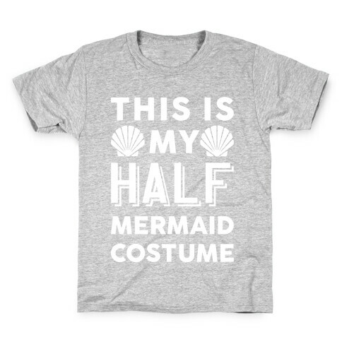 This Is My Half Mermaid Costume Kids T-Shirt