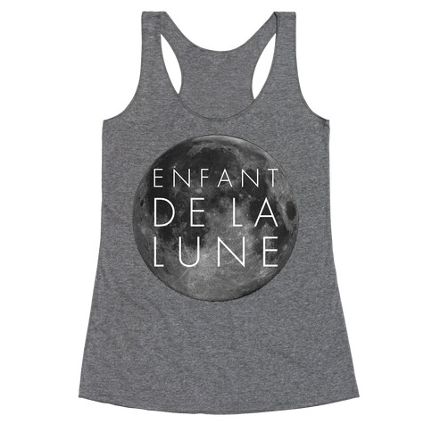 Child of the Moon French Racerback Tank Top