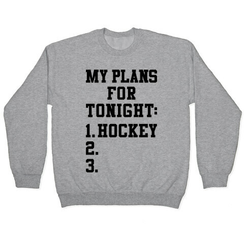 Hockey Plans Pullover