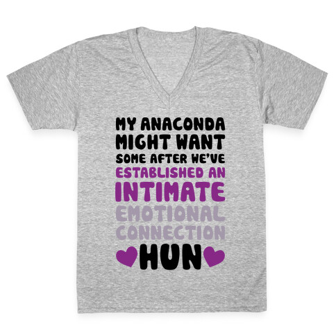 My Anaconda Might Want Some V-Neck Tee Shirt