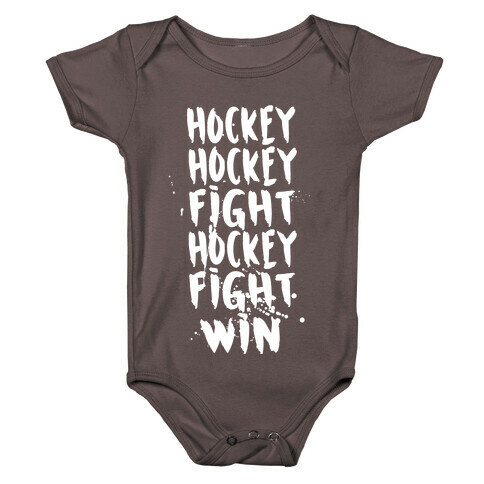 Hockey Hockey Fight Hockey Fight Win Baby One-Piece