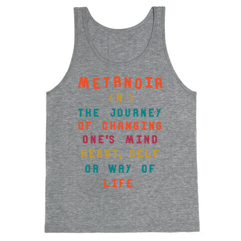 Metanoia Definition Tank Top