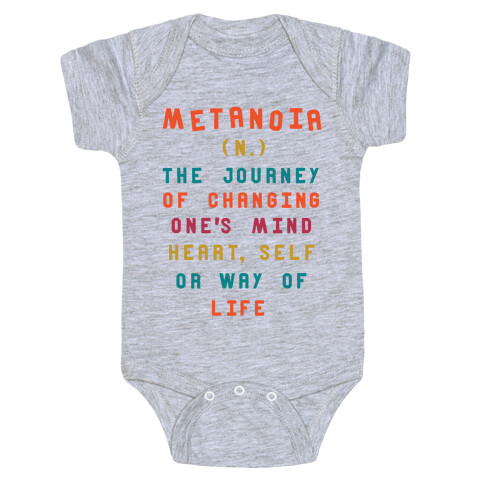 Metanoia Definition Baby One-Piece
