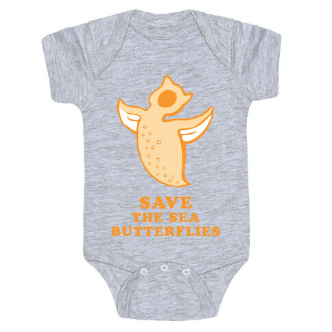 Save The Sea Butterflies Baby One-Piece