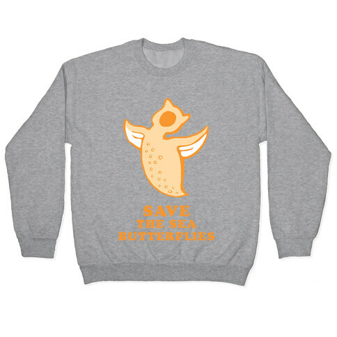 Save The Sea Butterflies Pullover