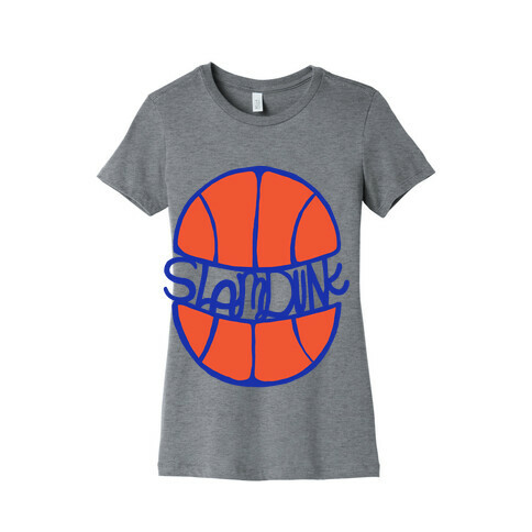 Basketball Slam Dunk Womens T-Shirt