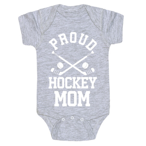 Proud Hockey Mom Baby One-Piece