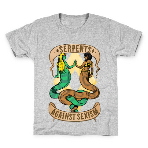 Serpents Against Sexism Kids T-Shirt