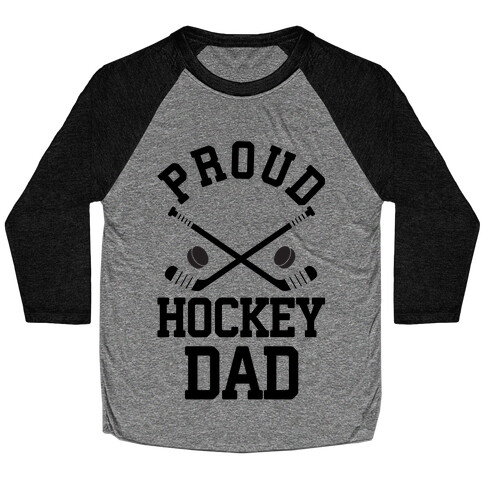 Proud Hockey Dad Baseball Tee