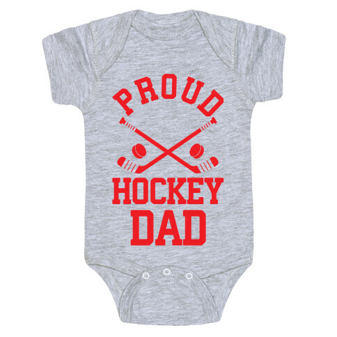 Proud Hockey Dad Baby One-Piece