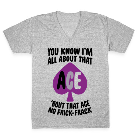 All About That Ace V-Neck Tee Shirt