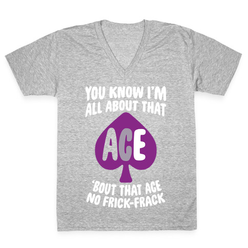 All About That Ace V-Neck Tee Shirt