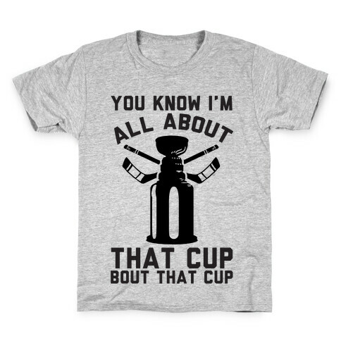 You Know I'm All About That Cup Bout That Cup Kids T-Shirt