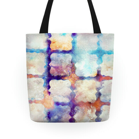 Watercolor Rainbow Texture Pattern Tote Tote