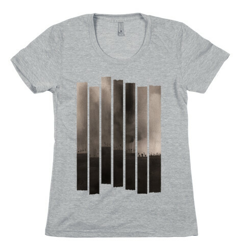 Ghostly Landscape Womens T-Shirt