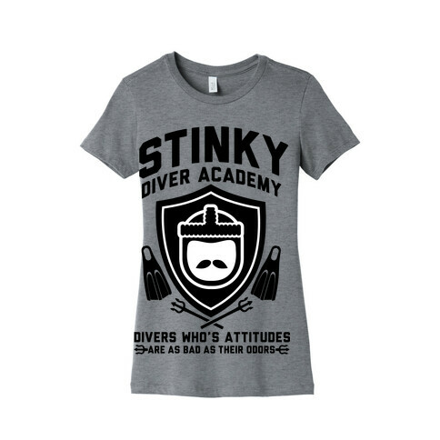 Stinky Diver Academy Womens T-Shirt