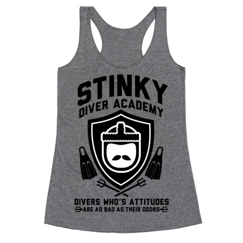 Stinky Diver Academy Racerback Tank Top