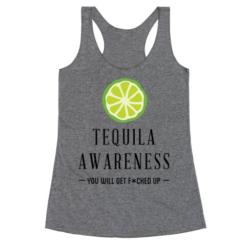 Tequila Awareness Racerback Tank Top