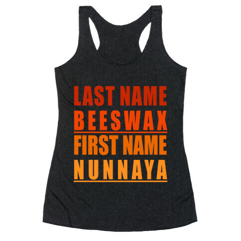 NUNNAYA BEESWAX Racerback Tank Top