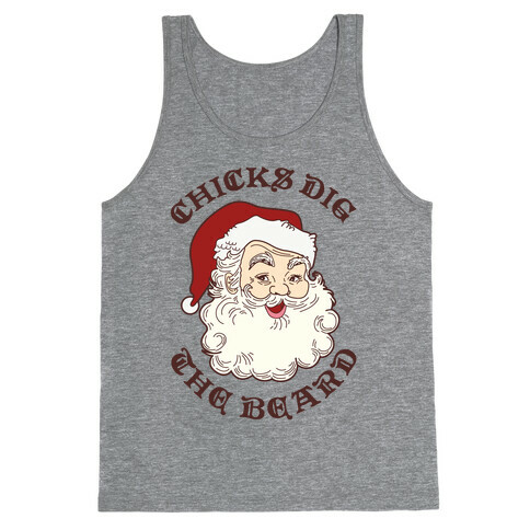 Santa Chicks Dig the Beard Tank Top