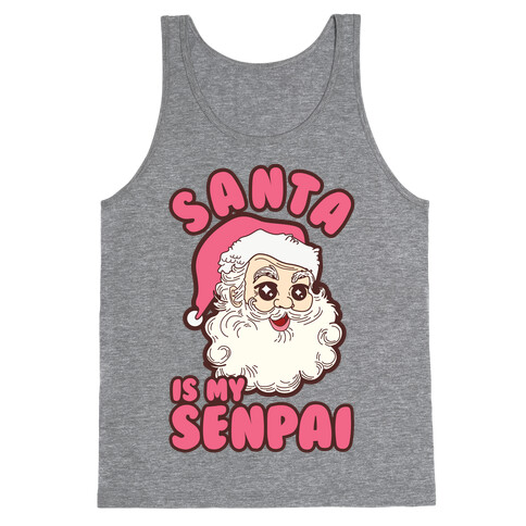 Santa is My Senpai Tank Top