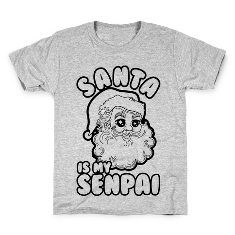 Santa is My Senpai Kids T-Shirt