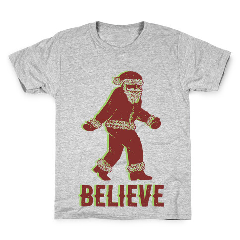 Believe Santa is Real Kids T-Shirt