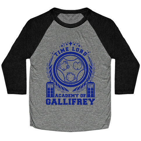 Time Lord Academy of Gallifrey Baseball Tee