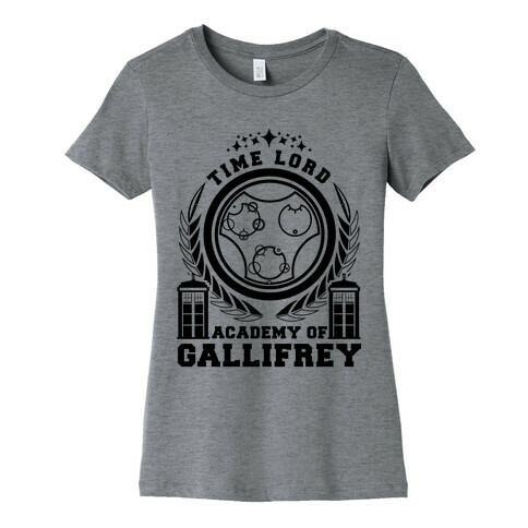 Time Lord Academy of Gallifrey Womens T-Shirt
