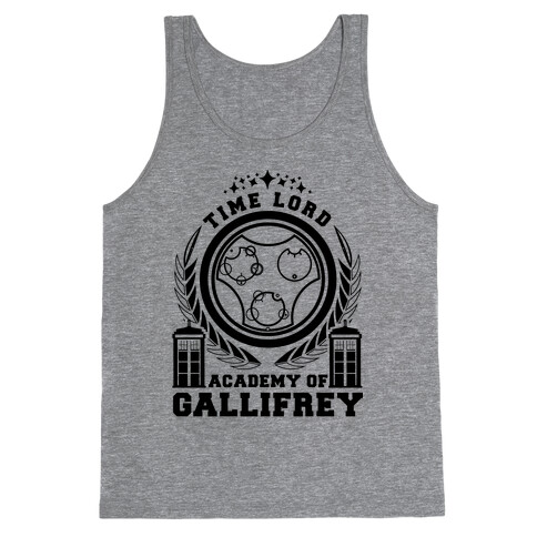 Time Lord Academy of Gallifrey Tank Top