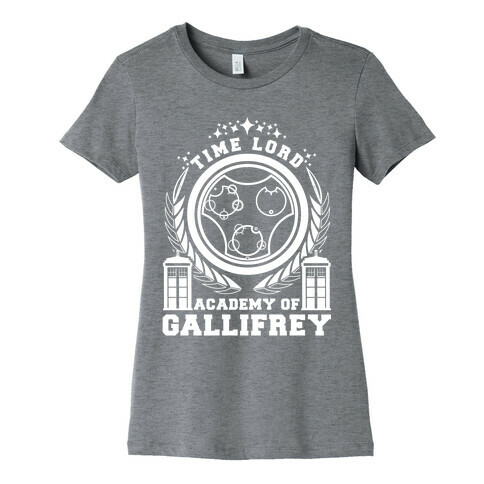 Time Lord Academy of Gallifrey Womens T-Shirt