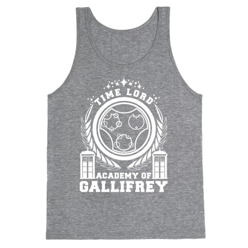 Time Lord Academy of Gallifrey Tank Top