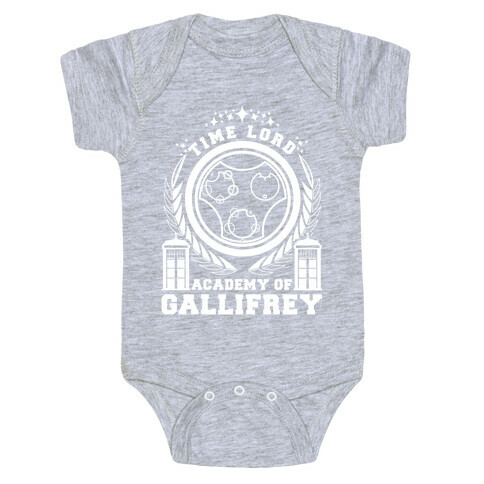 Time Lord Academy of Gallifrey Baby One-Piece