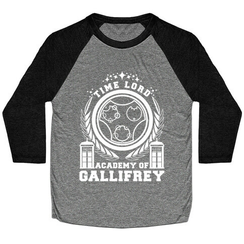 Time Lord Academy of Gallifrey Baseball Tee