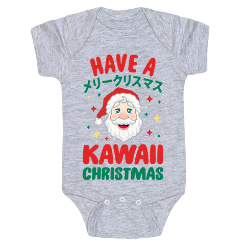 Have a Kawaii Christmas Baby One-Piece