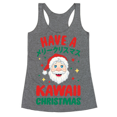 Have a Kawaii Christmas Racerback Tank Top