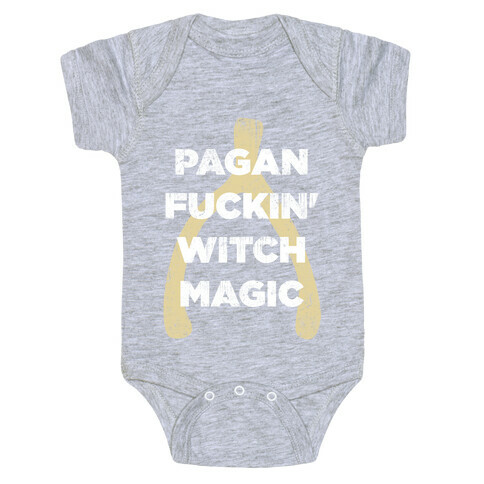 Wishbones are WITCH MAGIC (Long Sleeve) Baby One-Piece