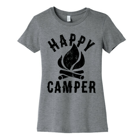 Happy Camper Womens T-Shirt