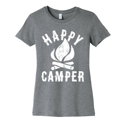 Happy Camper Womens T-Shirt