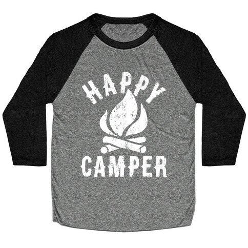 Happy Camper Baseball Tee