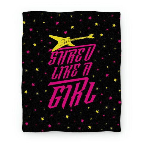 Shred Like A Girl Blanket